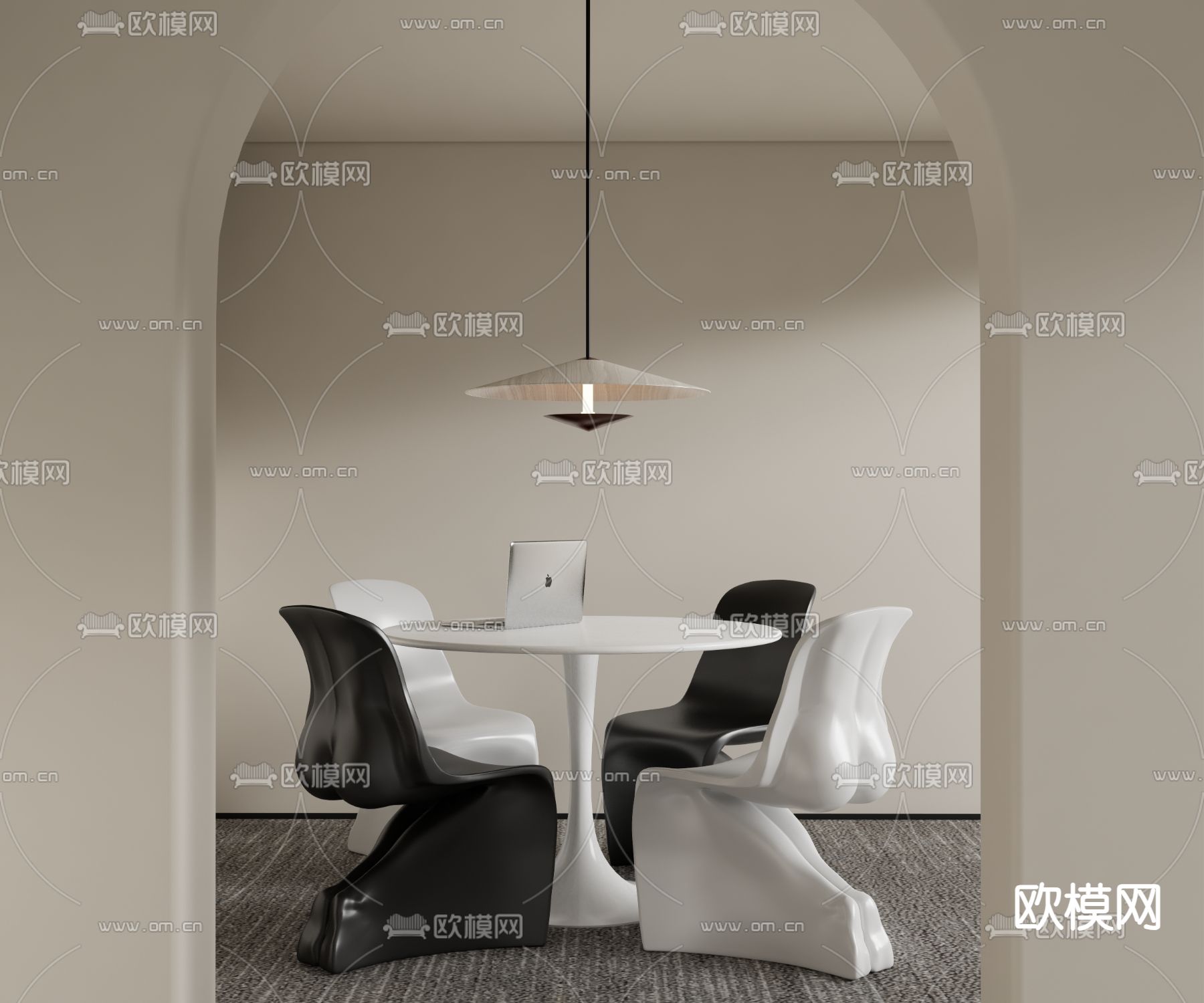 人体休闲椅 休闲桌椅3d模型下载