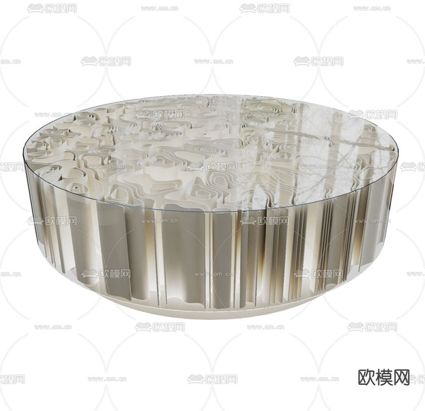 POLIFORM 透明茶几3d模型下载