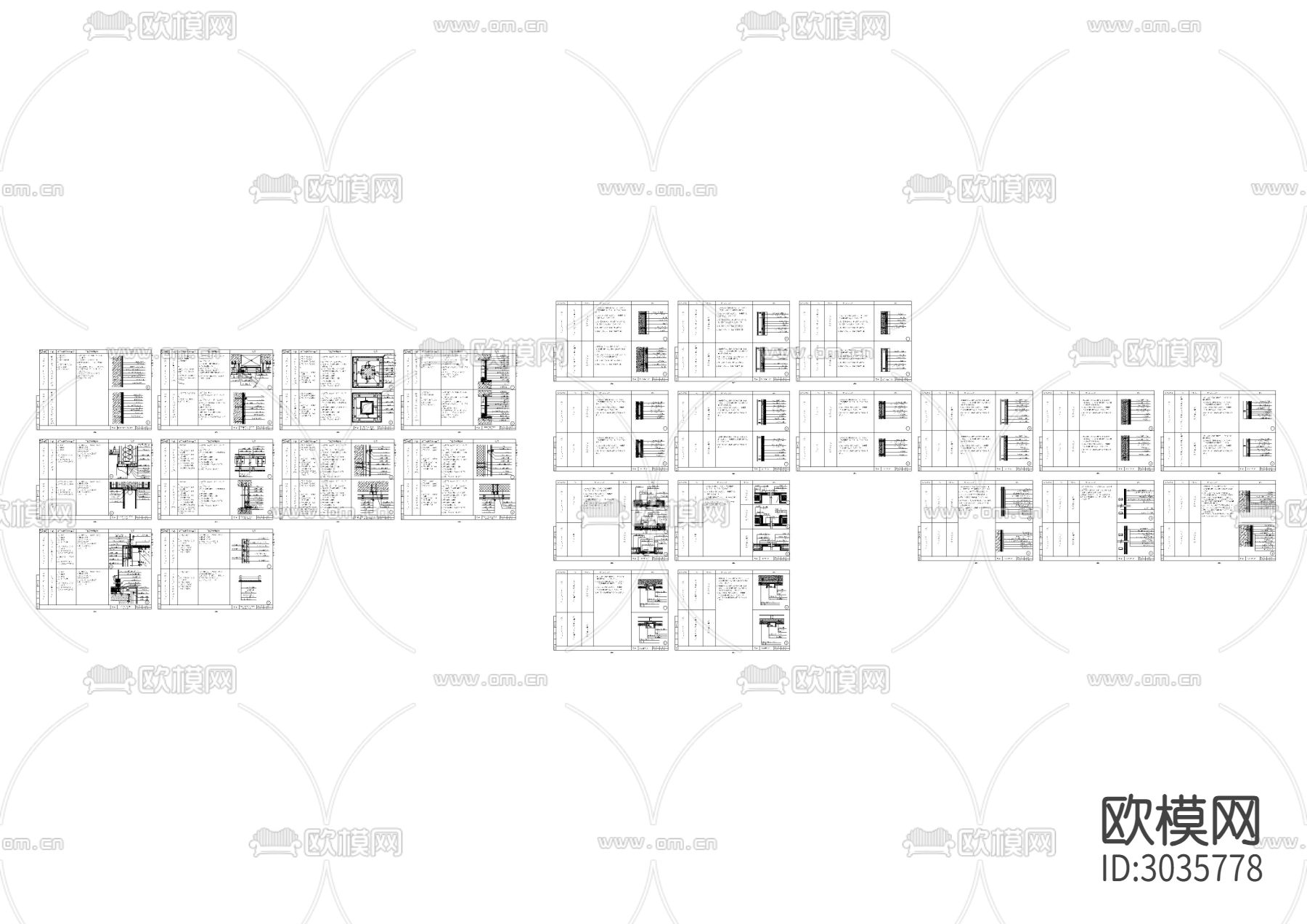 全国通用节点详细解析cad图库下载（渲染图6）