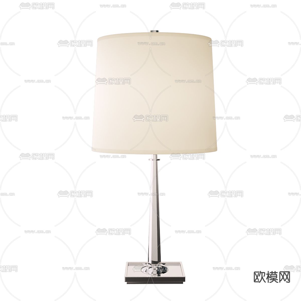 现代台灯su模型下载（渲染图2）
