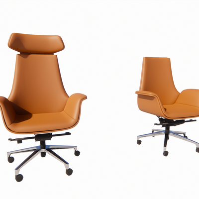  办公椅 皮椅 转椅su模型 