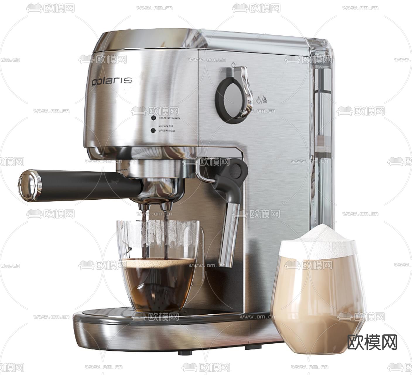 咖啡机su模型下载（渲染图2）