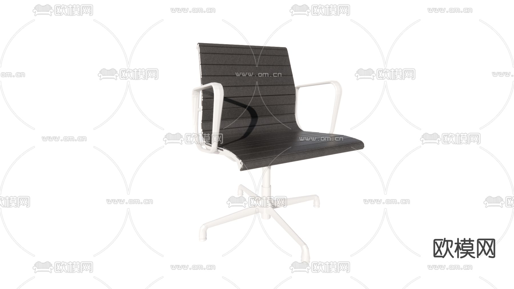 办公椅 皮椅su模型下载（渲染图2）