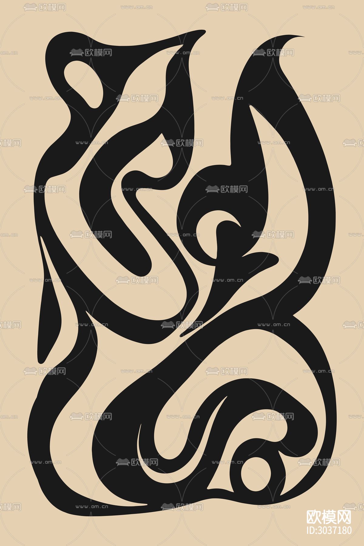 现代抽象画 艺术挂画贴图下载