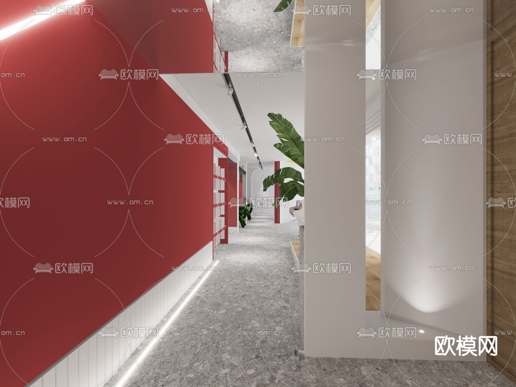 钢琴室 培训中心3d模型下载（渲染图4）