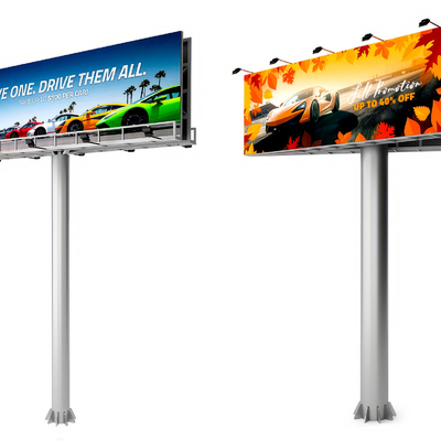  现代高速广告牌su模型 