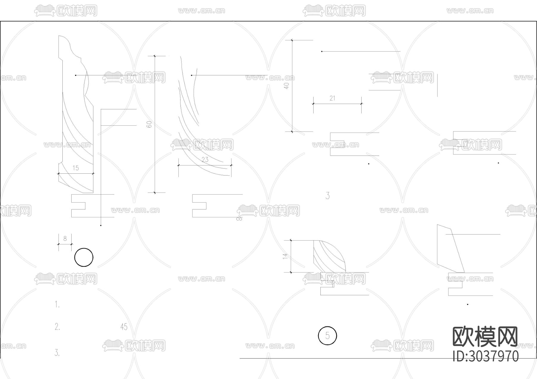 设计院标准图集 -木地板节点大样下载（渲染图5）