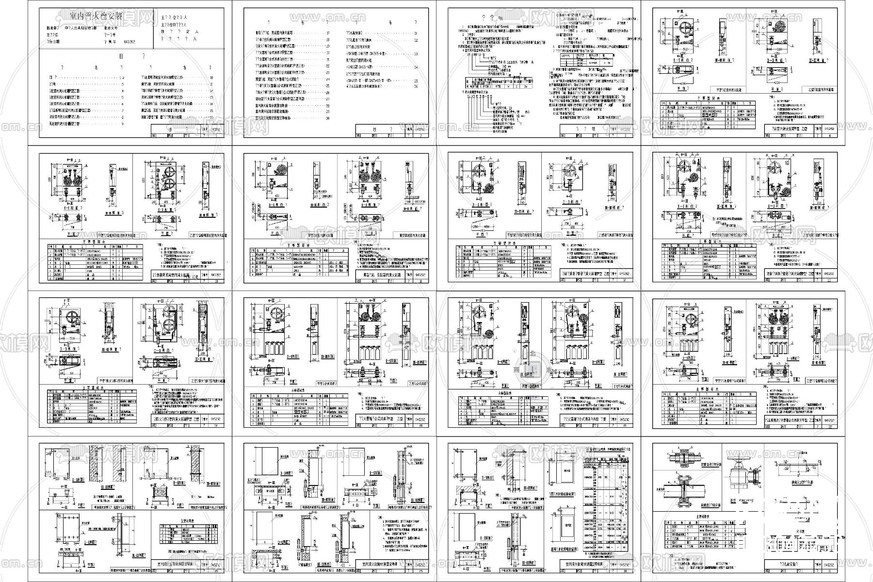 消火栓安装CAD施工图下载(渲染图3)