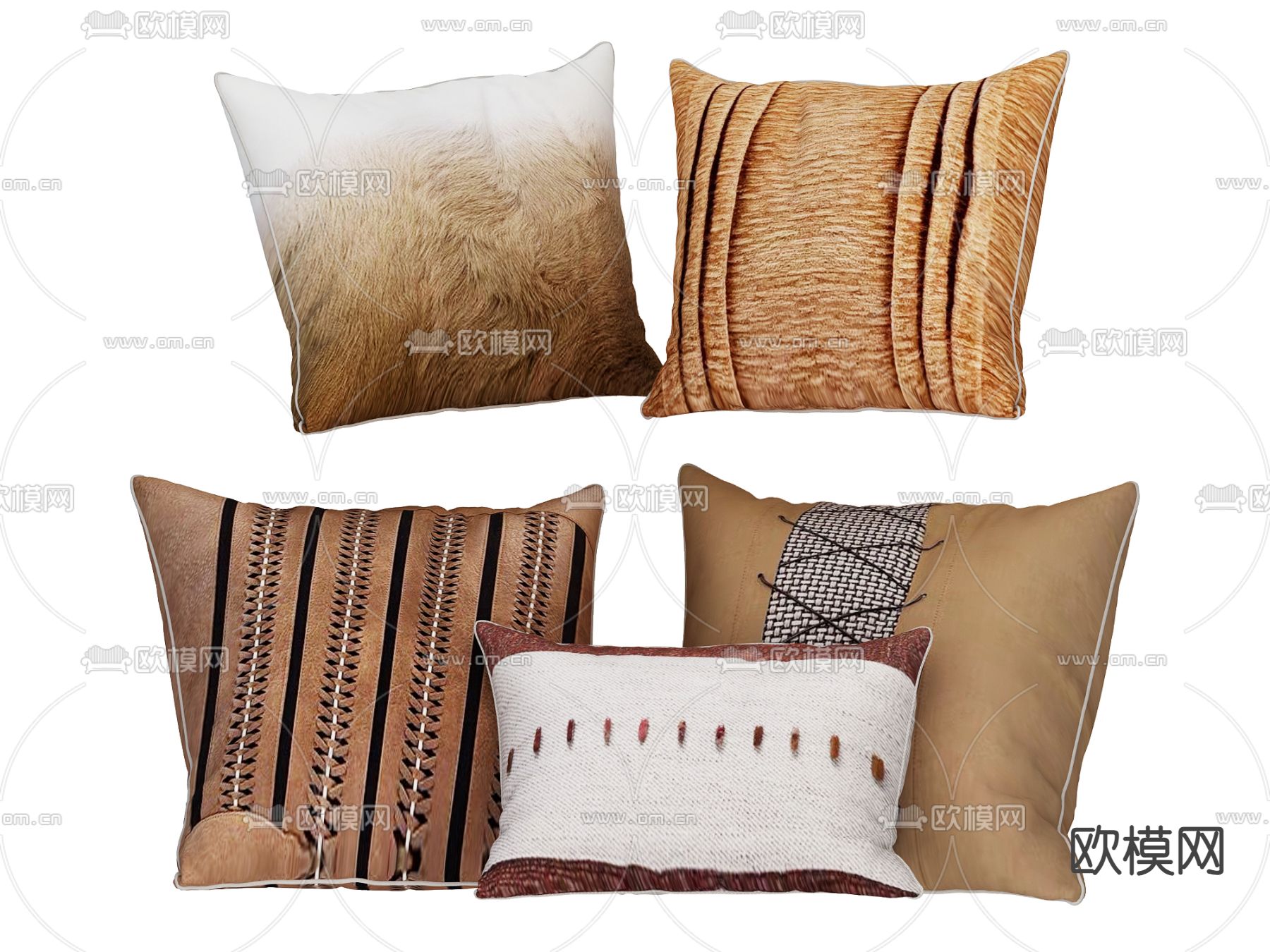 枕头 抱枕 靠枕3d模型下载