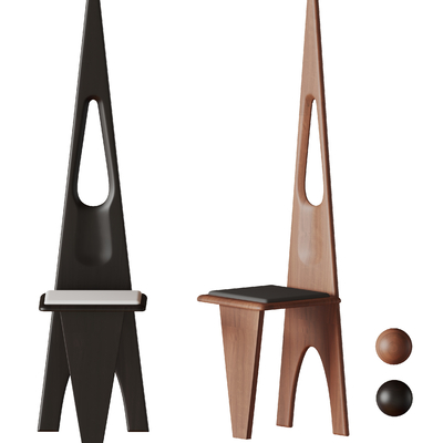  poliform 休闲椅 餐椅 单椅su模型 