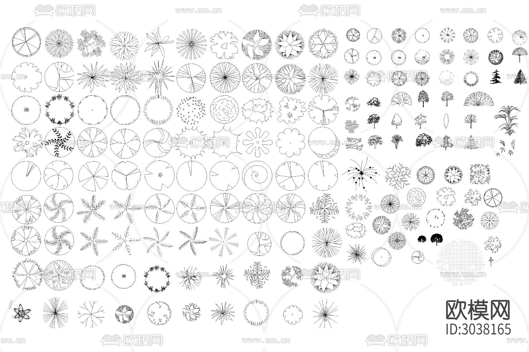 槽钢 角钢 膨胀螺栓 平面CAD图库下载（渲染图5）