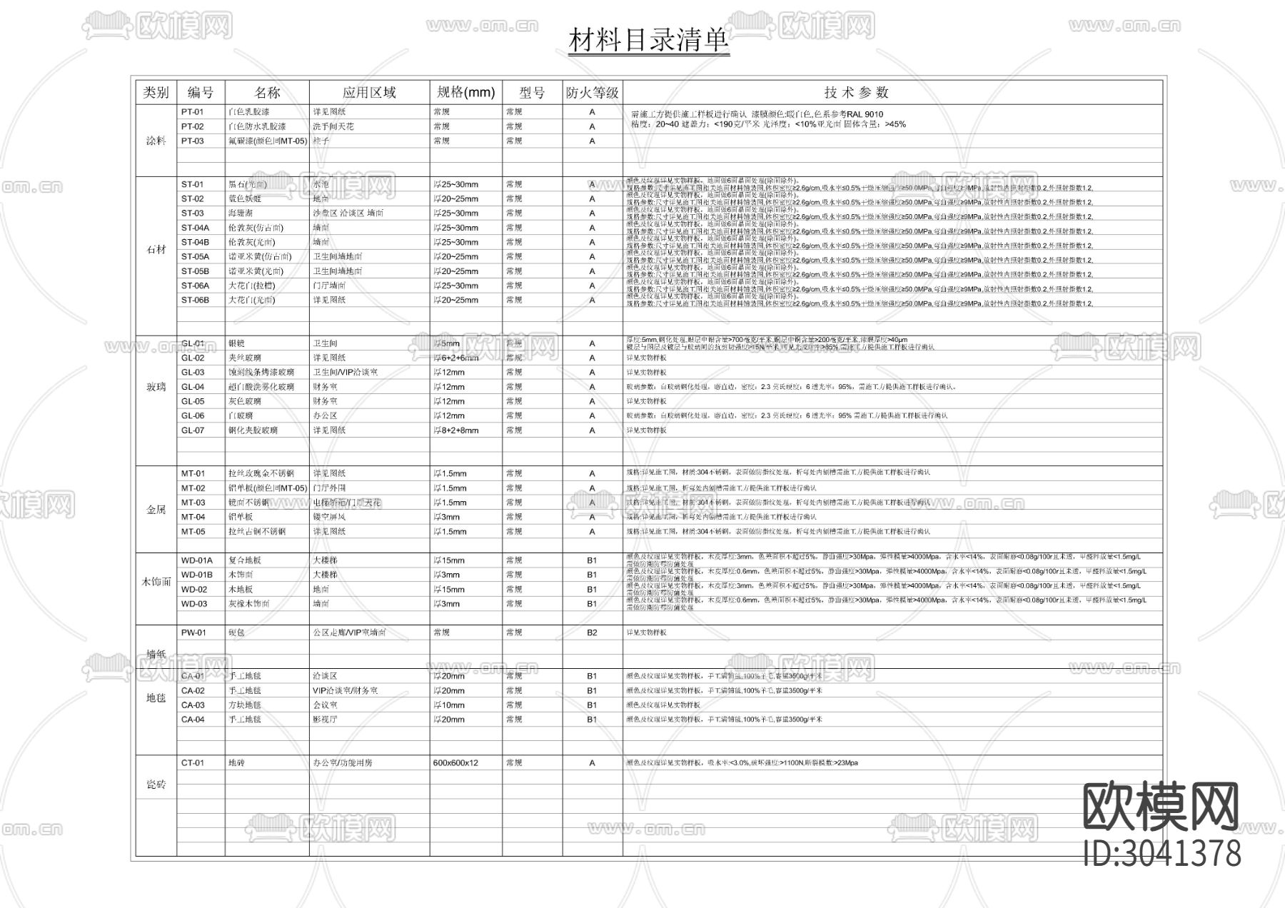 室内索引图例CAD图库下载（渲染图3）