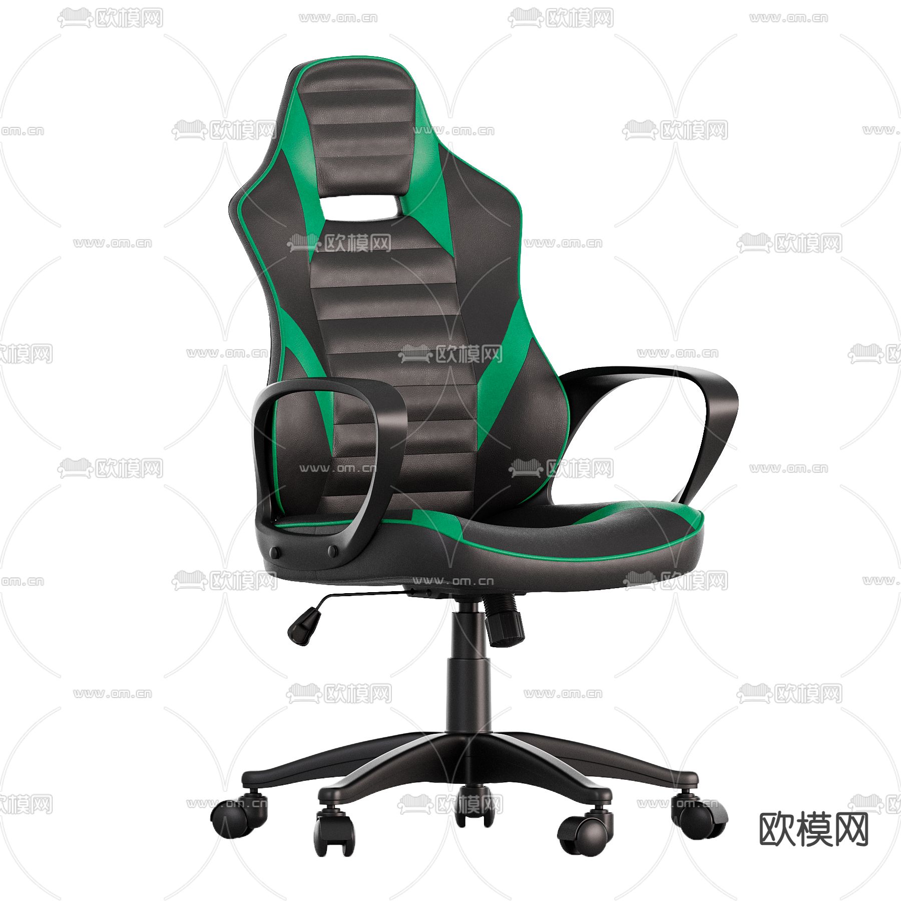 办公椅 电竞椅 游戏椅3d模型下载（渲染图1）