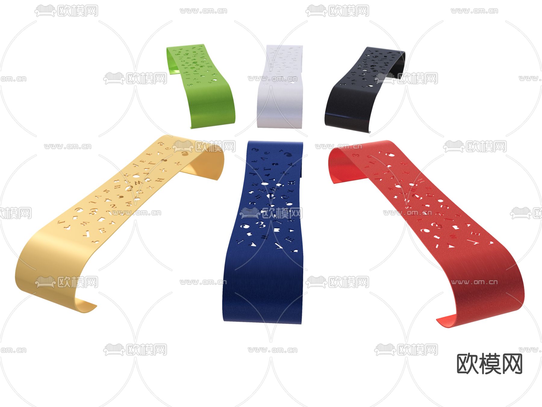 景观座椅 户外椅子su模型下载（渲染图2）