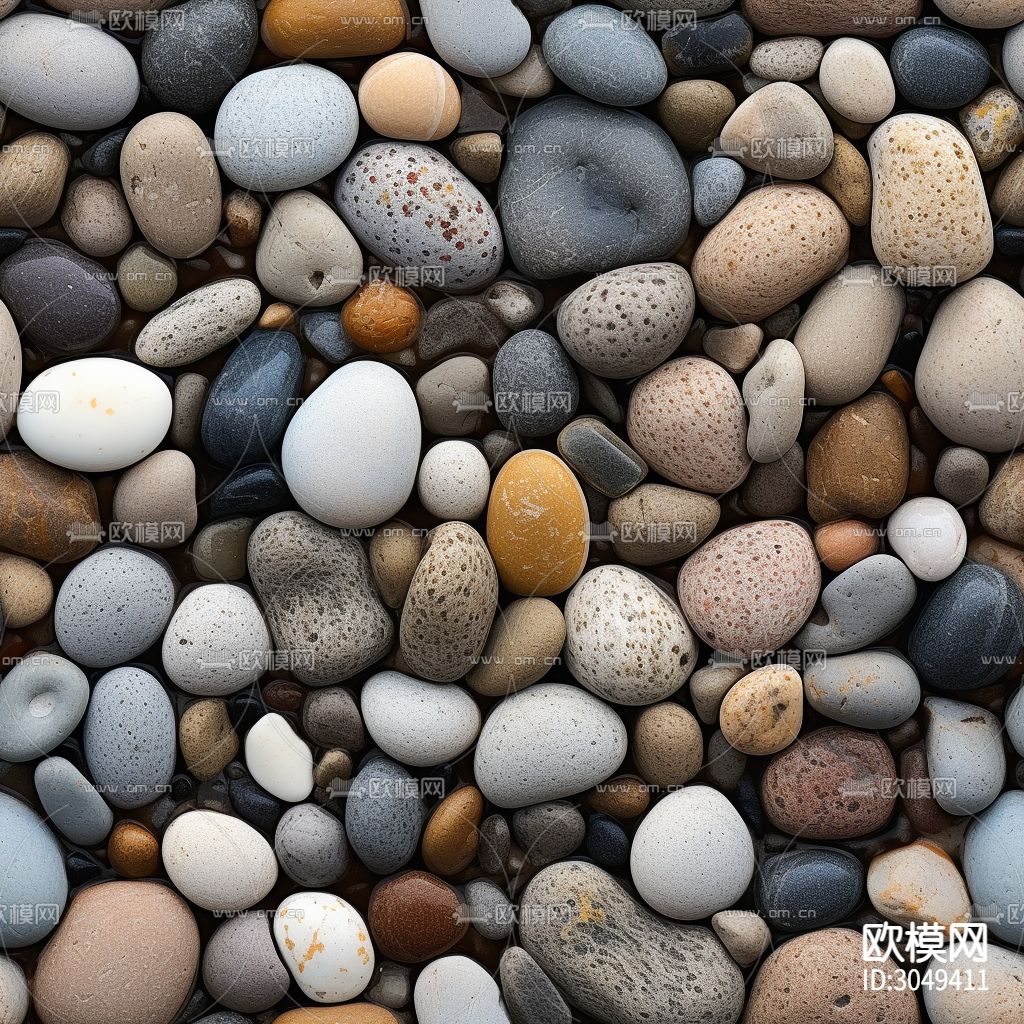 鹅卵石无缝贴图下载