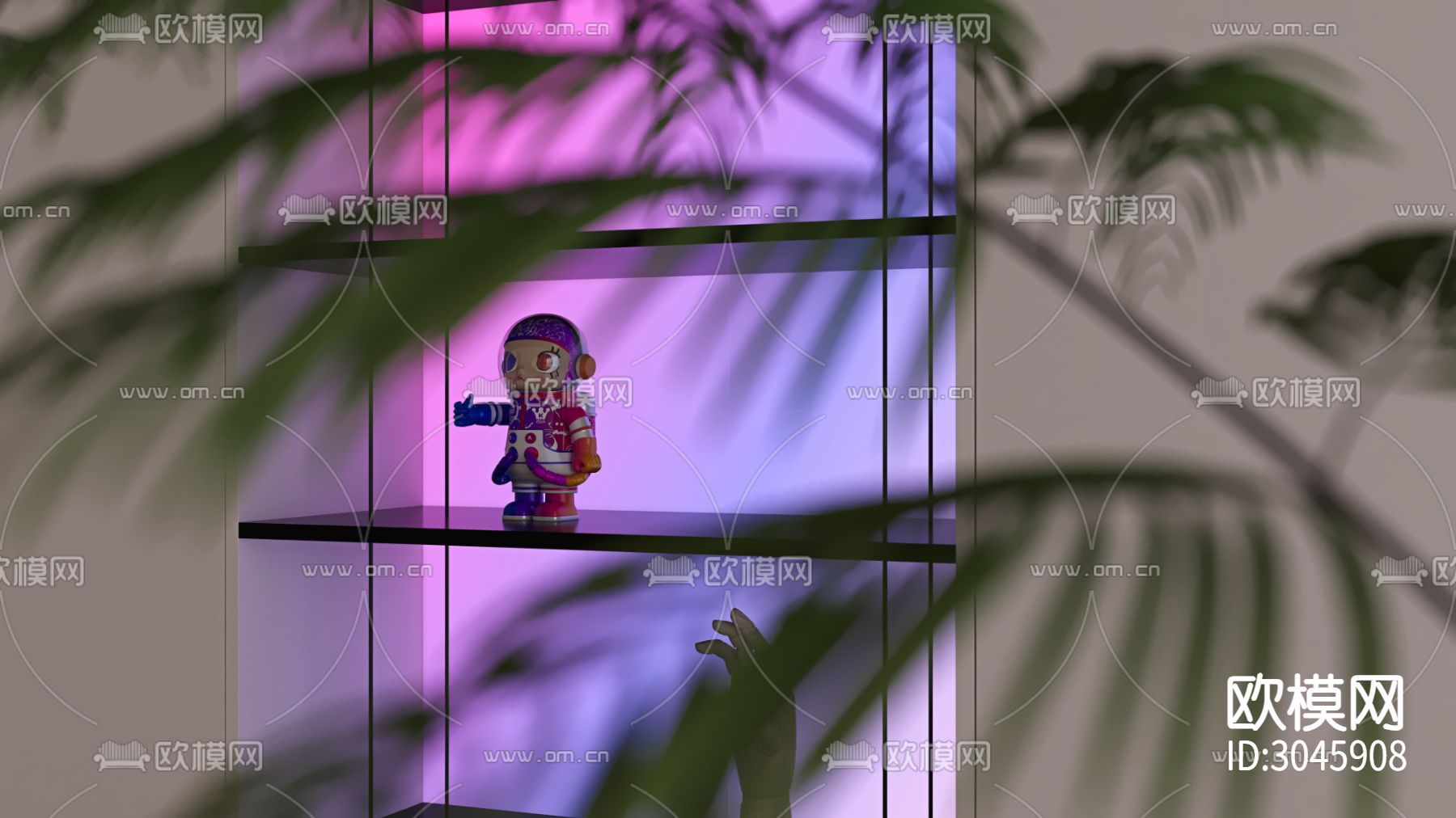 侘寂大平层效果图下载（渲染图14）