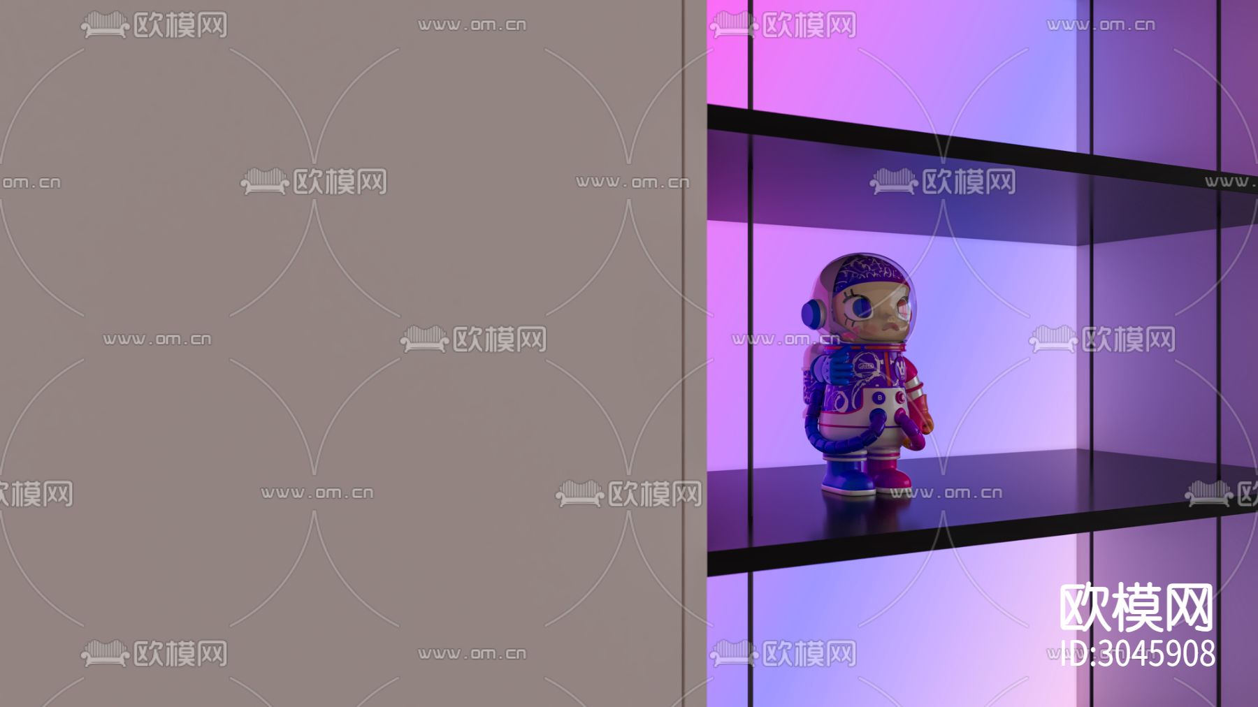 侘寂大平层效果图下载（渲染图6）