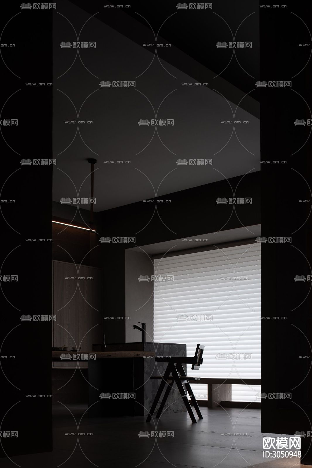 侘寂茶馆效果图下载（渲染图11）