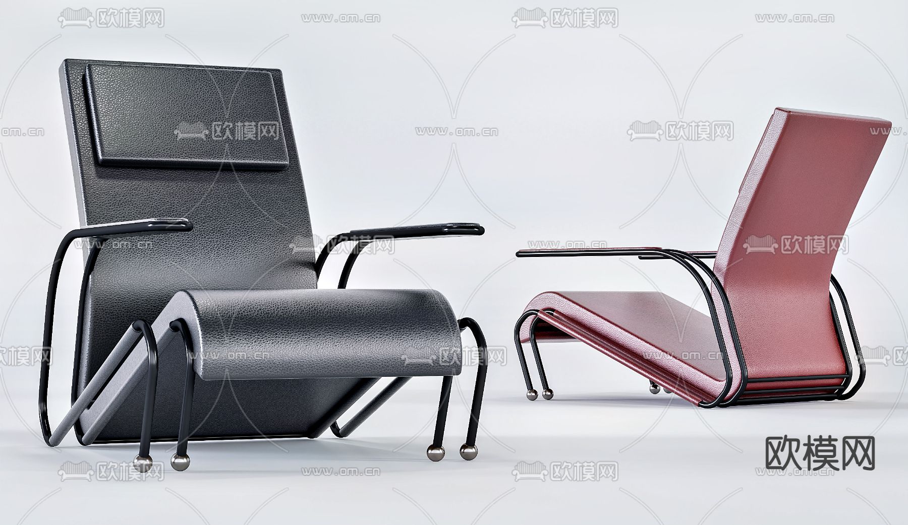 Minotti 沙发椅 休闲椅3d模型下载