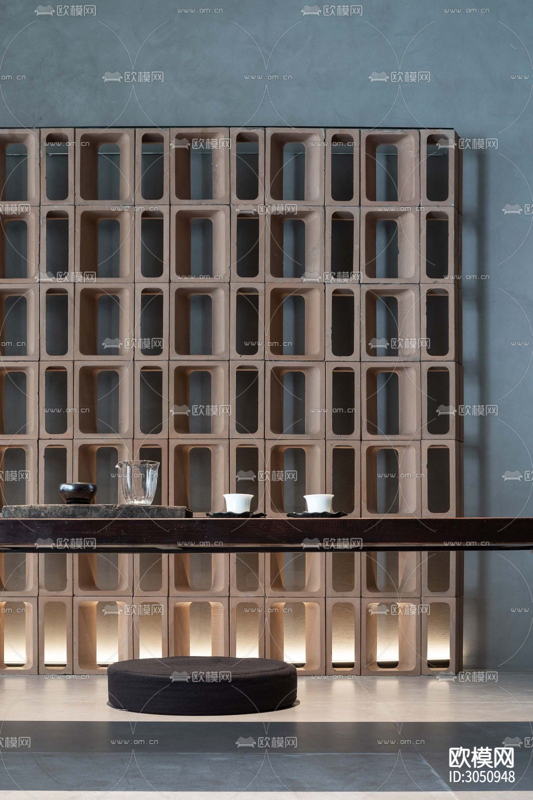 侘寂茶馆效果图下载（渲染图15）