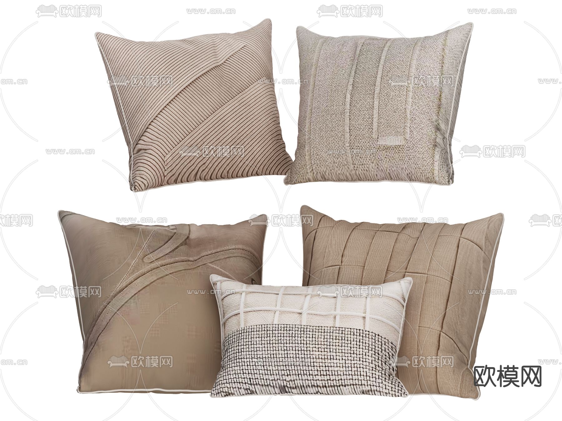 抱枕 靠枕 枕头3d模型下载