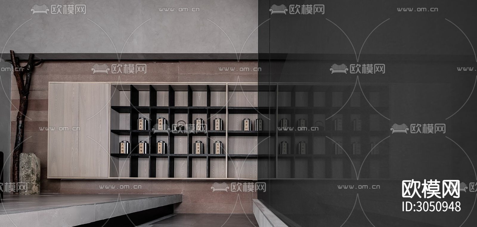 侘寂茶馆效果图下载（渲染图18）