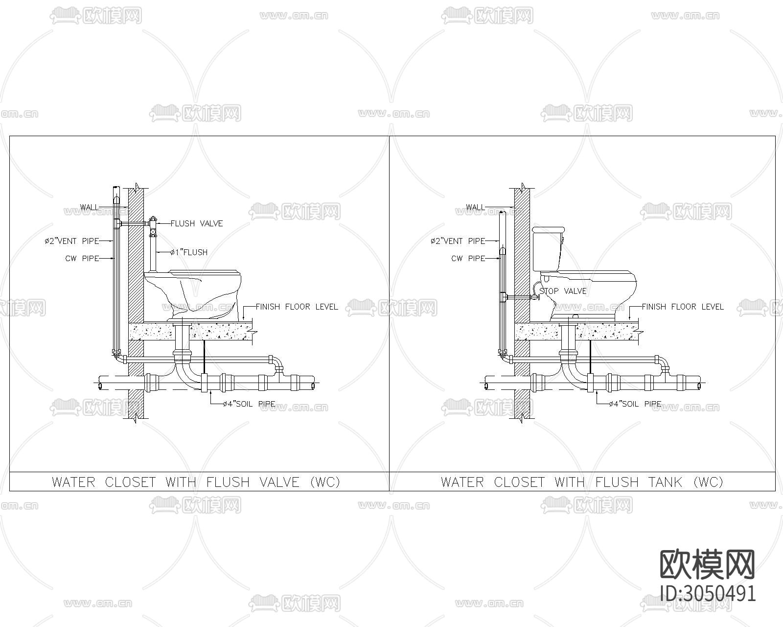 水利系统设备cad图库下载（渲染图2）