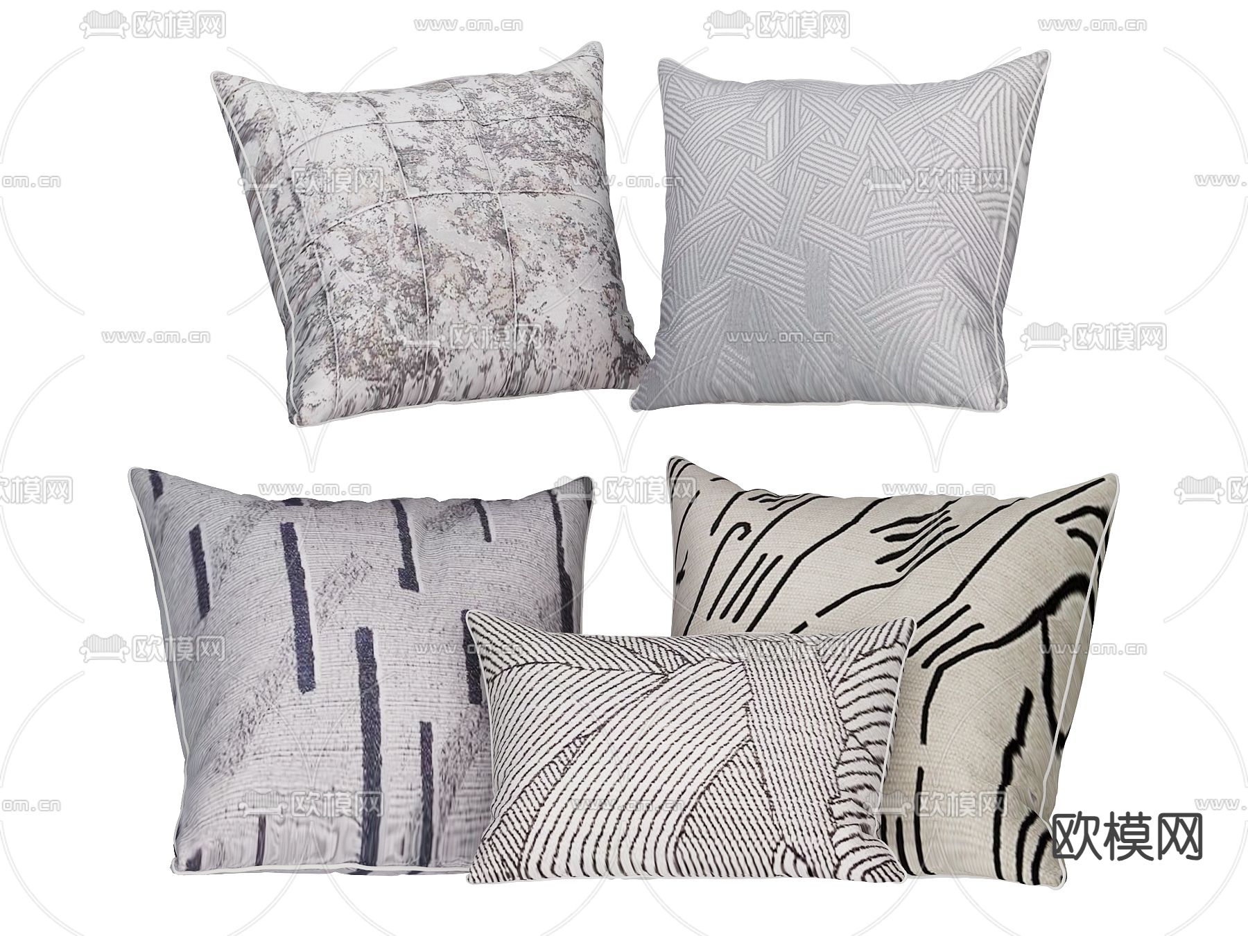 抱枕 靠枕 枕头3d模型下载