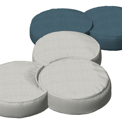 现代模块沙发su模型