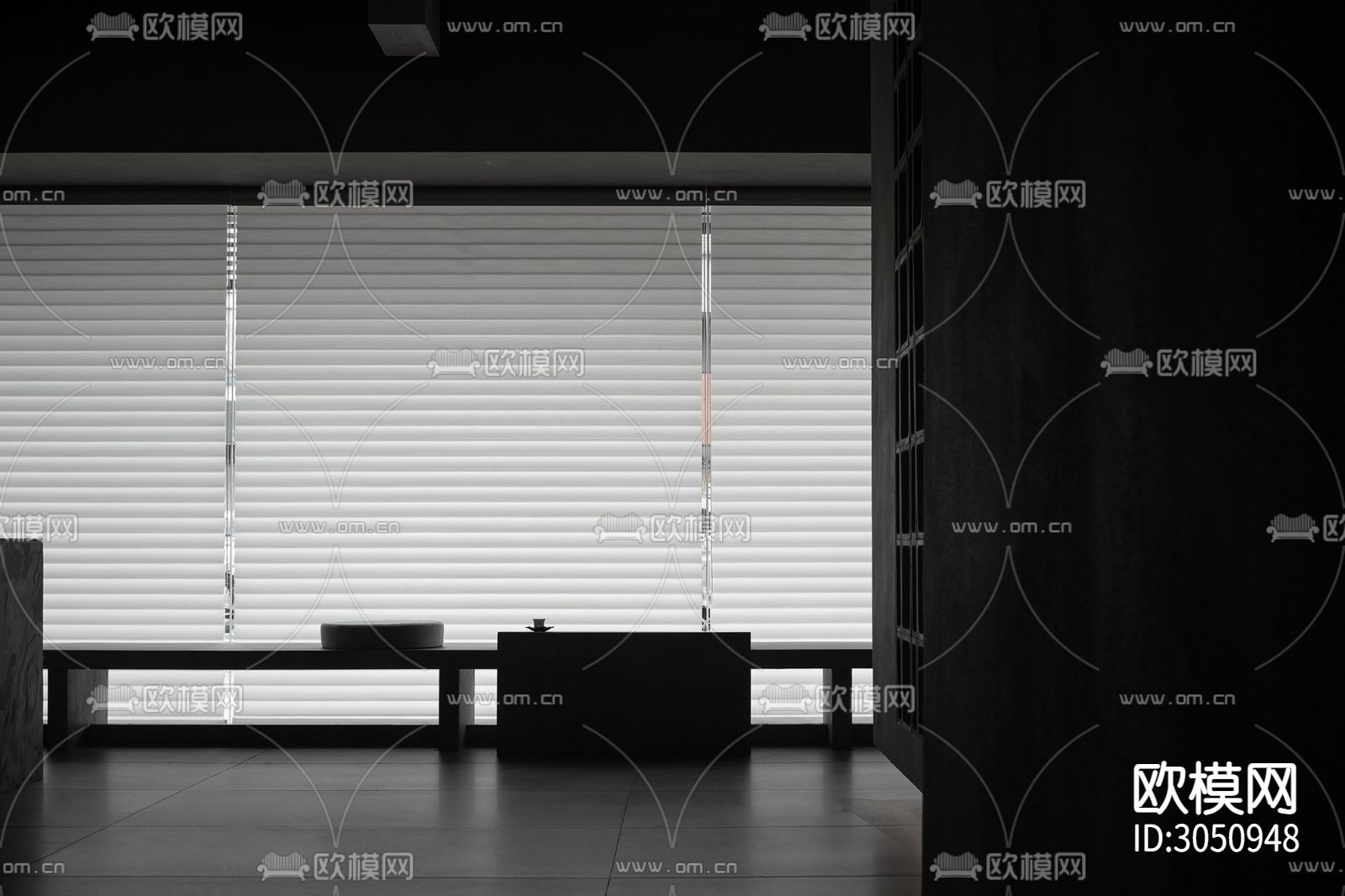 侘寂茶馆效果图下载（渲染图17）