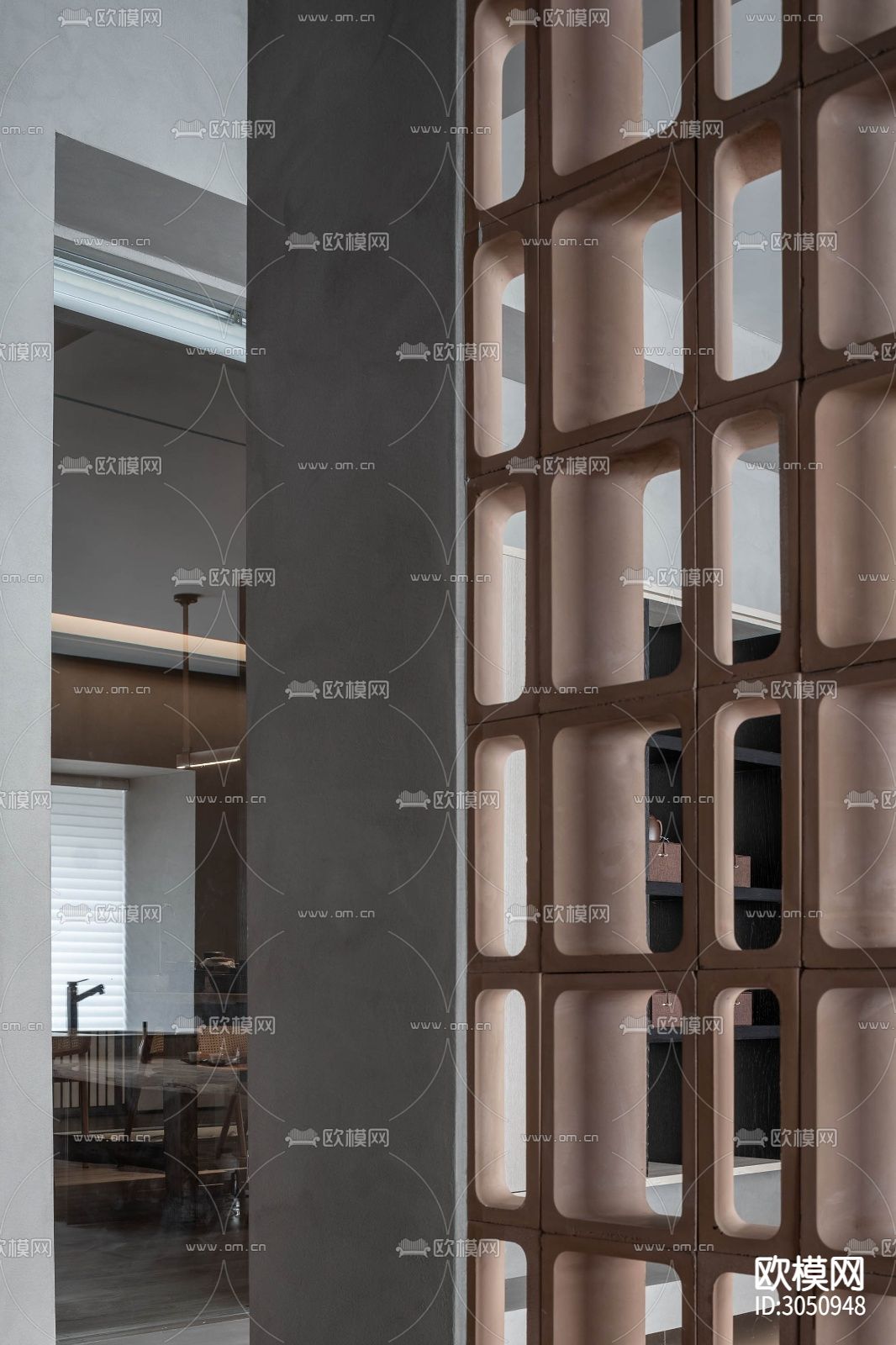 侘寂茶馆效果图下载（渲染图10）