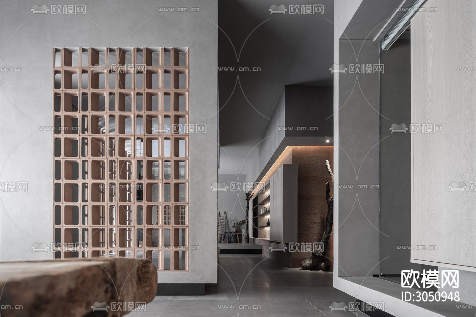 侘寂茶馆效果图下载（渲染图12）