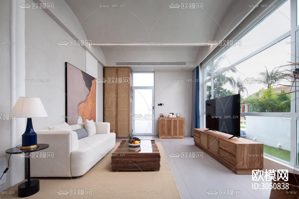 侘寂酒店民宿效果图效果图下载（渲染图4）