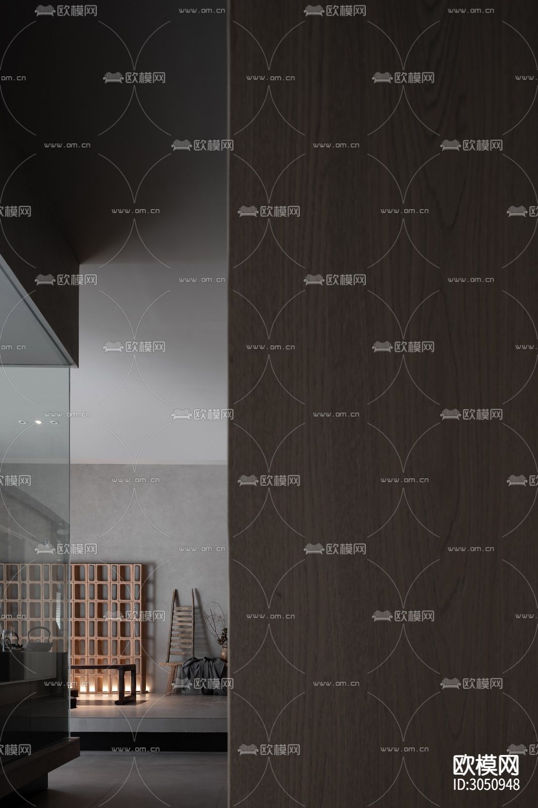 侘寂茶馆效果图下载（渲染图19）