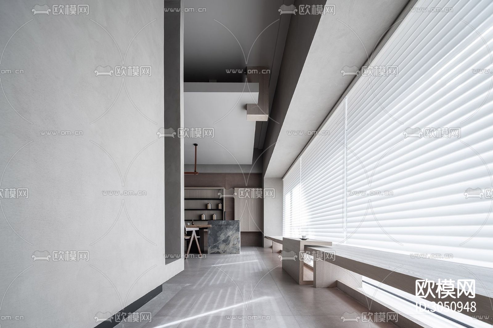 侘寂茶馆效果图下载（渲染图6）