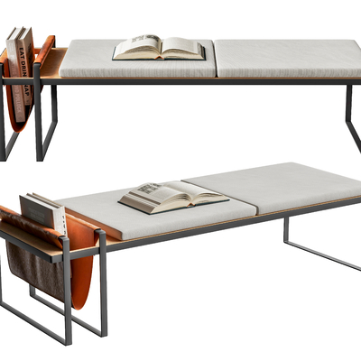  床尾凳 长凳 沙发凳su模型 