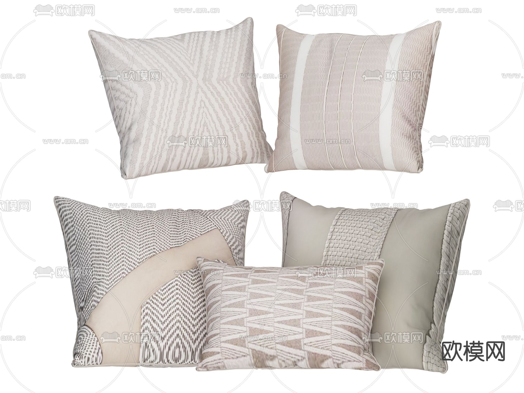 抱枕 靠枕 枕头3d模型下载