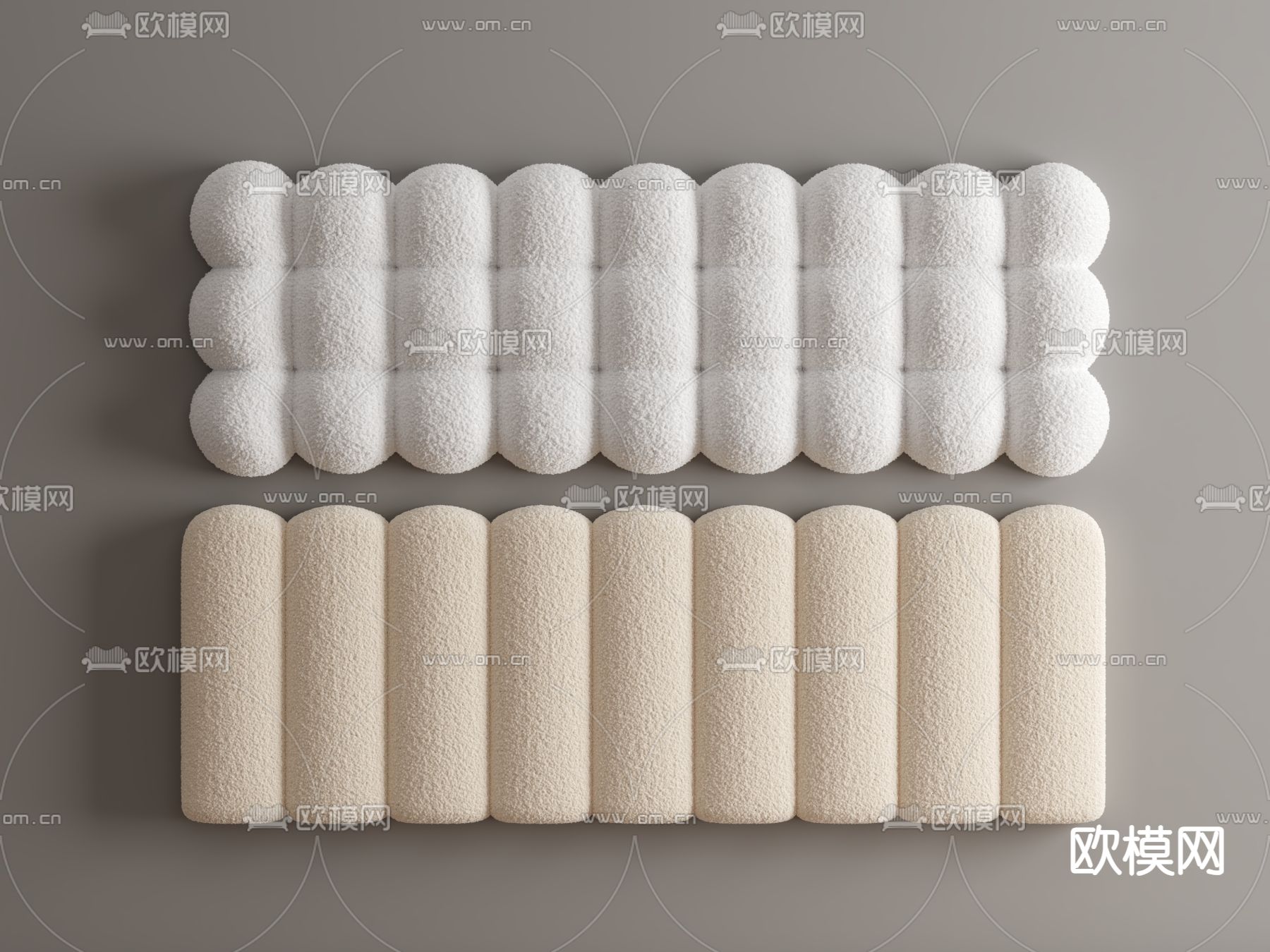 床头软包 床头靠背3d模型下载