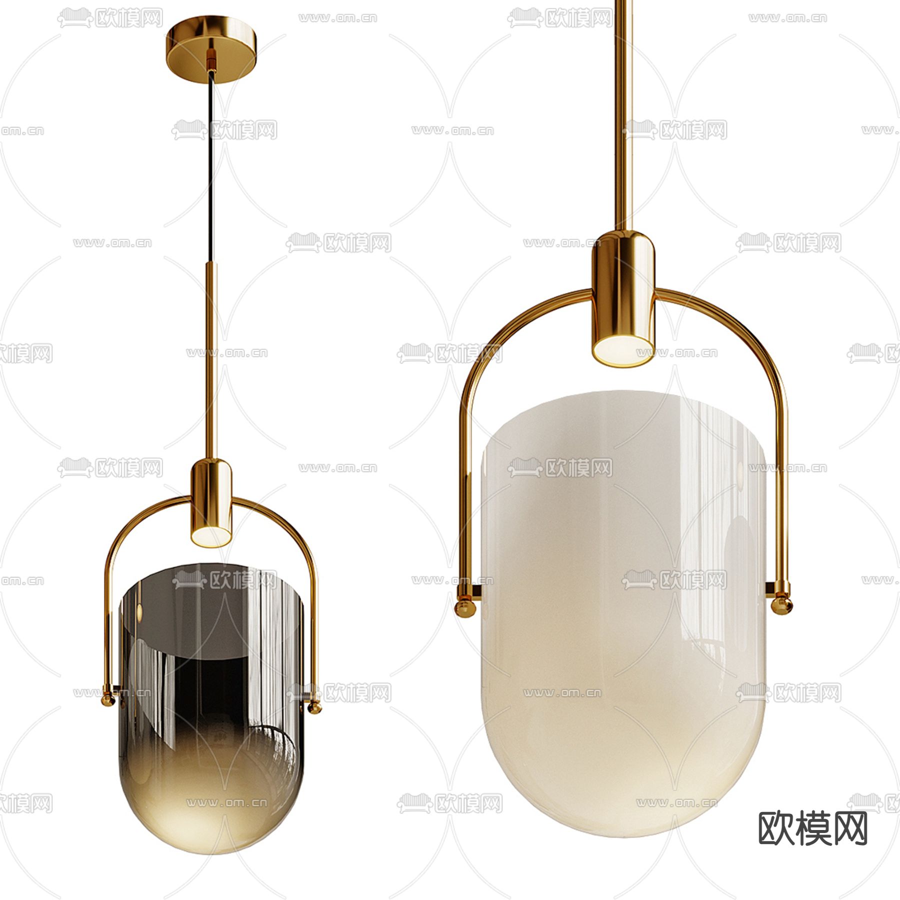 Poliform 吊灯su模型下载（渲染图3）