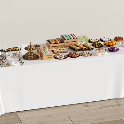  甜品 糕点 下午茶 面包su模型 