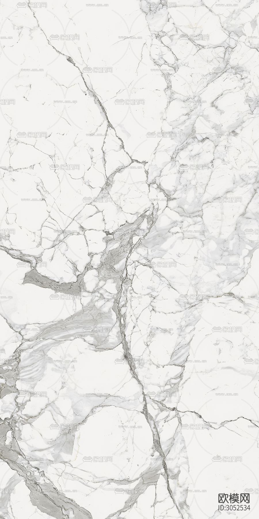 奢石大理石 鱼肚白花纹瓷砖贴图下载（渲染图5）
