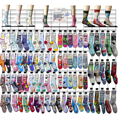  潮流袜子货架su模型 