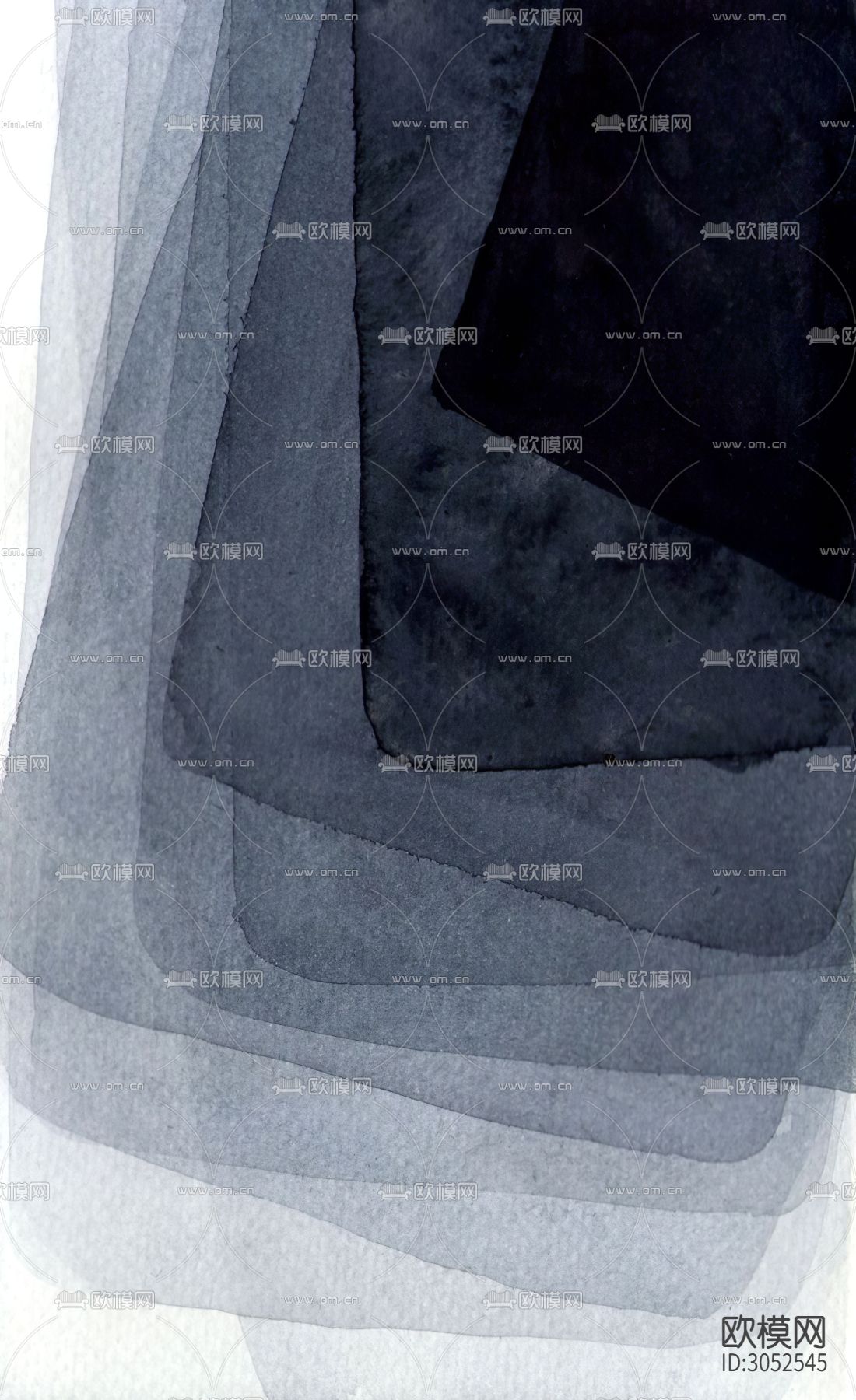 抽象挂画 艺术画 装饰画贴图下载（渲染图9）