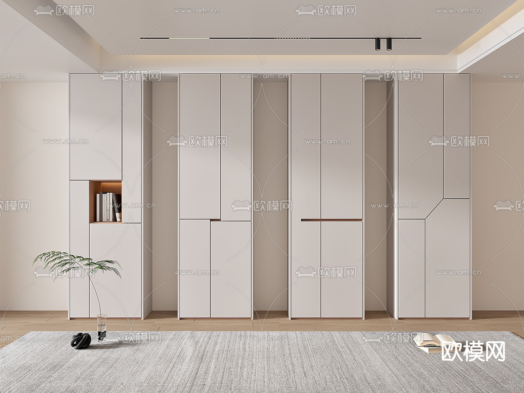 分段式阳台柜 储物柜3d模型下载