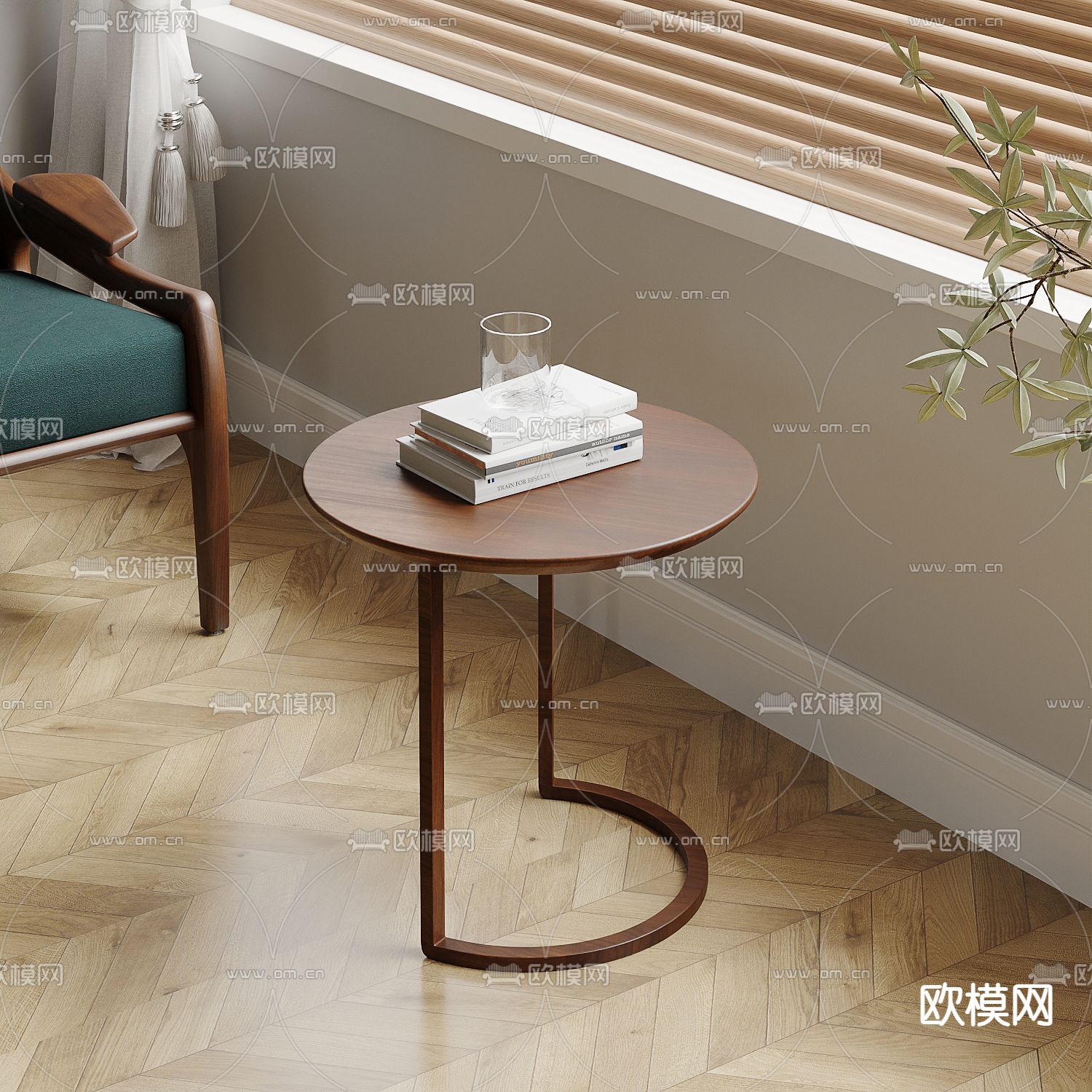 圆几 边几 角几3d模型下载