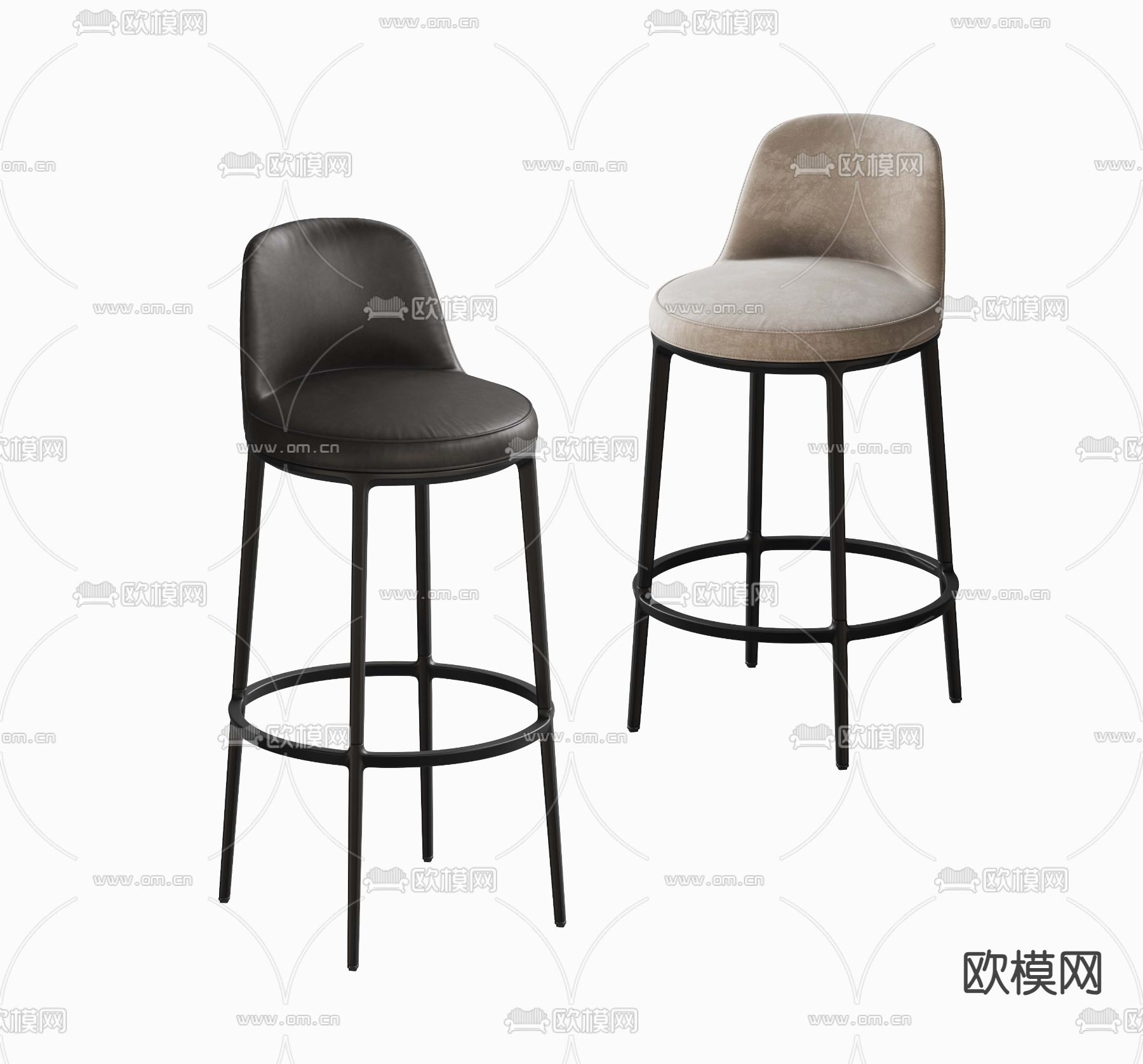 吧椅 吧凳 高脚凳3d模型下载