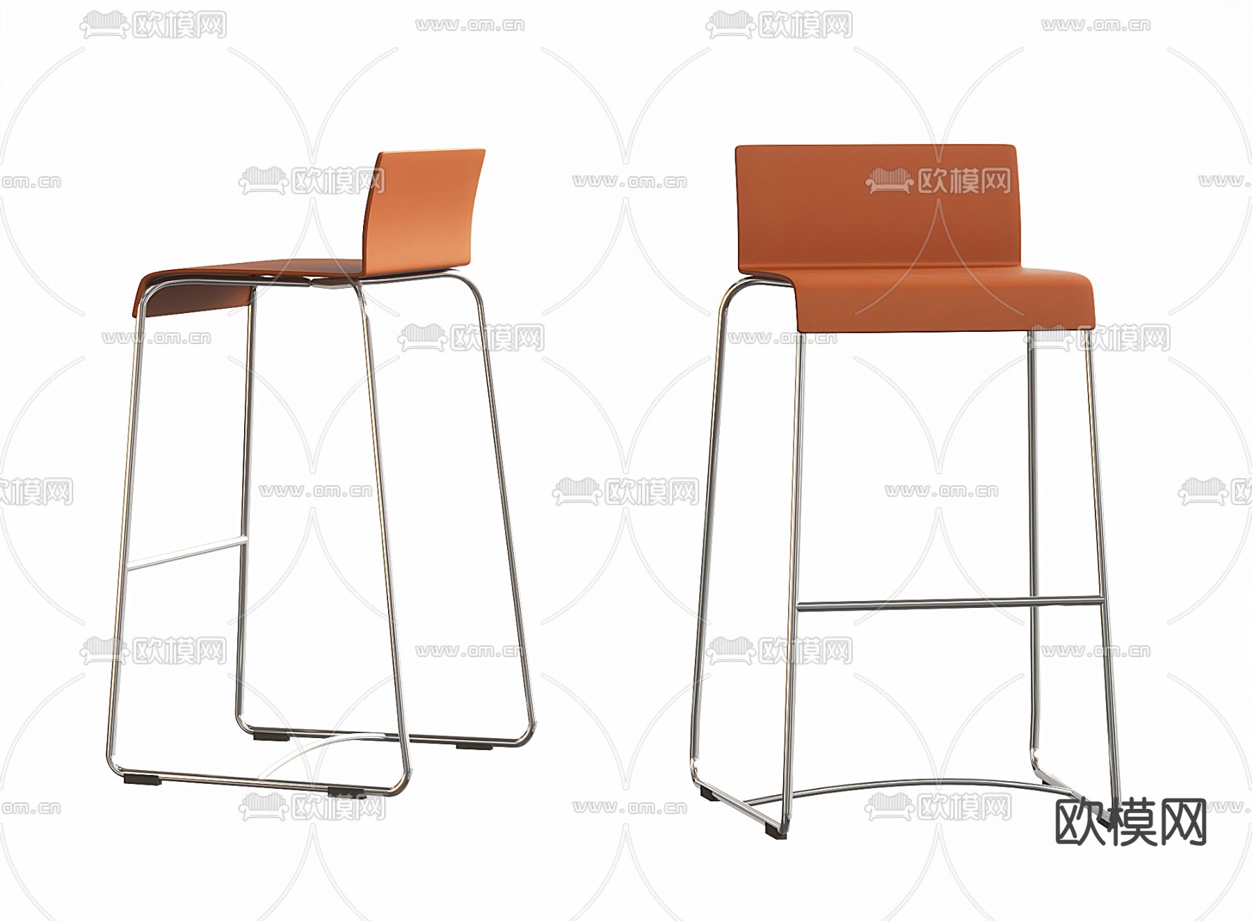 吧椅 吧凳 高脚凳3d模型下载