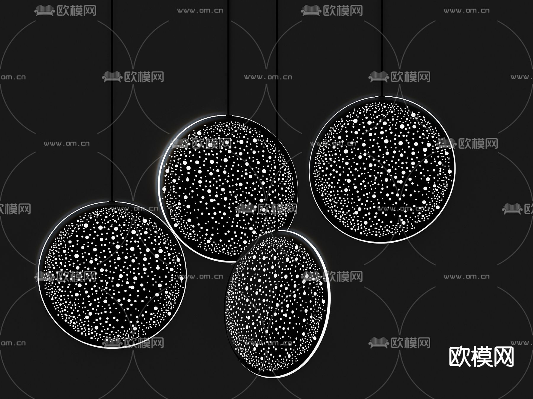 星空灯 星星灯 装饰灯3d模型下载