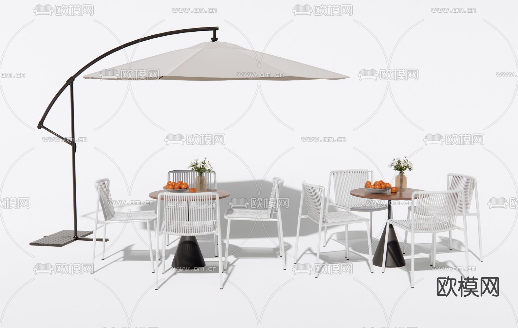 户外桌椅 露营桌椅3d模型下载