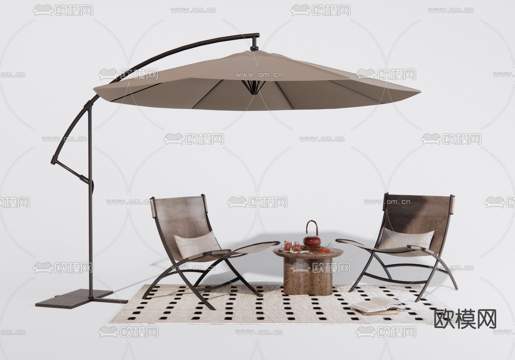 户外椅 休闲椅 阳台椅 桌几3d模型下载